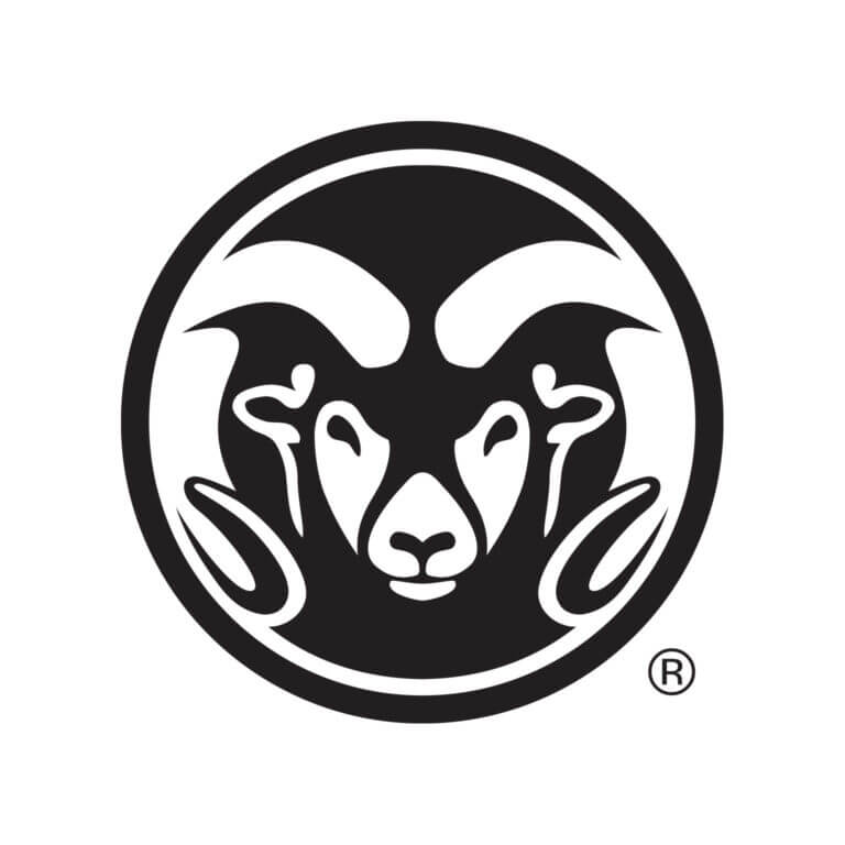 logo for csu- ram head